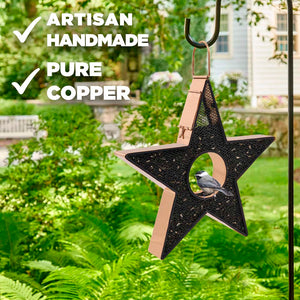 Star Fly Thru™ Copper Bird Feeder Mesh Panels