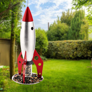 Rocketship Bird Feeder