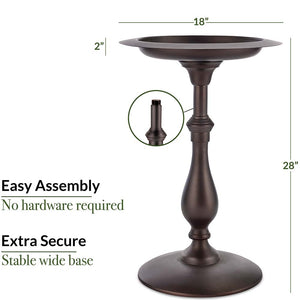 Classic Bird Bath Pedestal