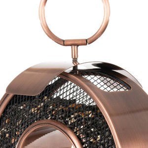 Just in Time Fly-Thru Copper Bird Feeder, Mesh Panels