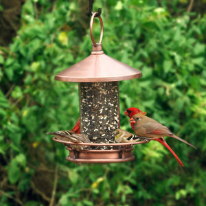 Dine & Dash Copper Bird Feeder