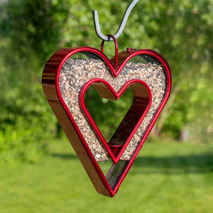 Be Still My Heart Fly Thru™ Heart-Shaped Bird Feeder