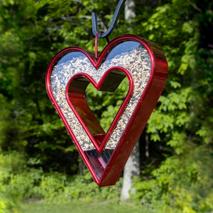 Be Still My Heart Fly Thru™ Heart-Shaped Bird Feeder