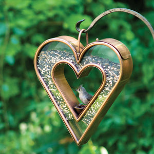 Be Still My Heart Fly Thru™ Heart-Shaped Bird Feeder