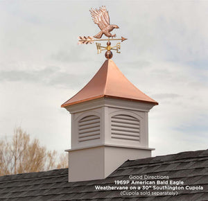 American Bald Eagle Weathervane - Pure Copper