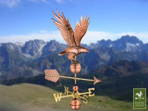 Freedom Eagle Weathervane - Pure Copper