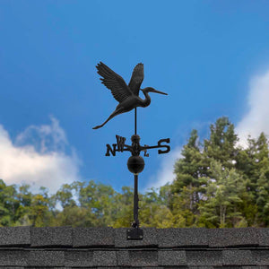 Graceful Blue Heron Weathervane