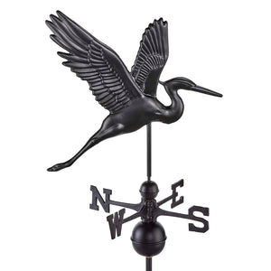 Graceful Blue Heron Weathervane