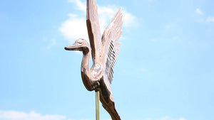 Graceful Blue Heron Weathervane