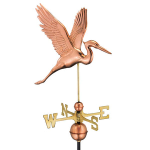 Graceful Blue Heron Weathervane