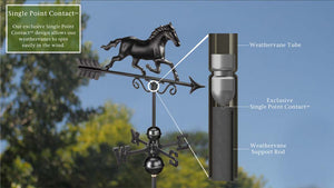 Galloping Horse Weathervane