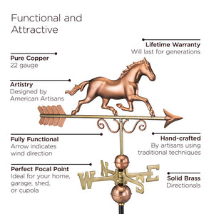 Galloping Horse Weathervane