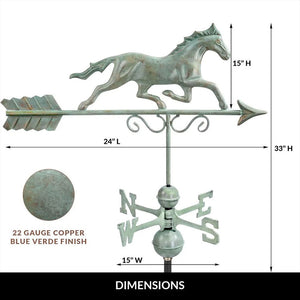 Galloping Horse Weathervane