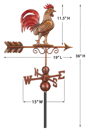 Bantam Rooster Weathervane