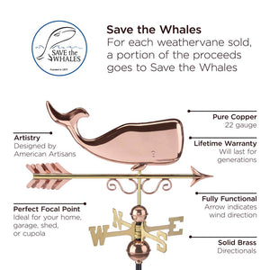 Save the Whales™ Weathervane