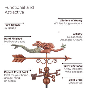 Little Mermaid Weathervane