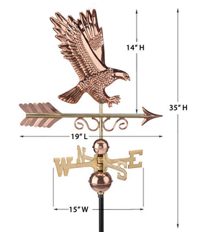 Majestic Eagle Weathervane