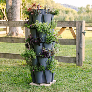 5 Tier GreenStalk Original Vertical Planter - Basket Weave Texture