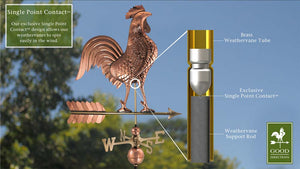 Large Rooster Weathervane