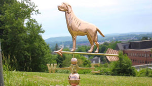 Labrador Retriever Weathervane with Arrow