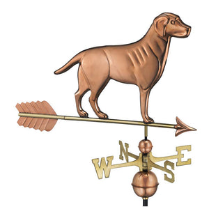 Labrador Retriever Weathervane with Arrow