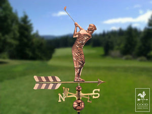 Golfer Weathervane