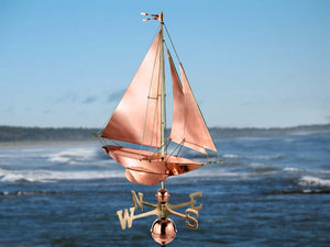 Racing Sloop Weathervane