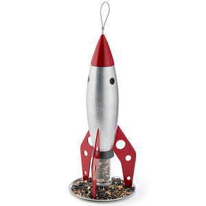 Rocketship Bird Feeder