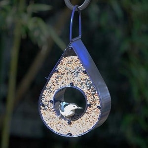 Rain Drop Fly-Thru Bird Feeder