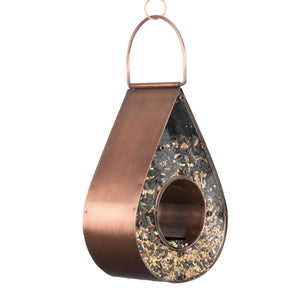 Rain Drop Fly-Thru Bird Feeder