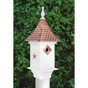 Villa Bird House - Copper Shingled Roof