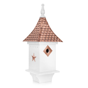 Villa Bird House - Copper Shingled Roof