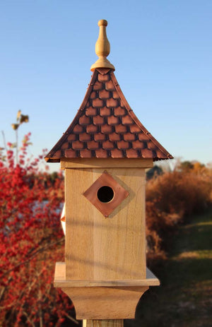 Villa Bird House - Copper Shingled Roof