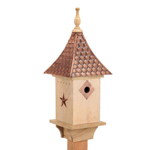 Villa Bird House - Copper Shingled Roof