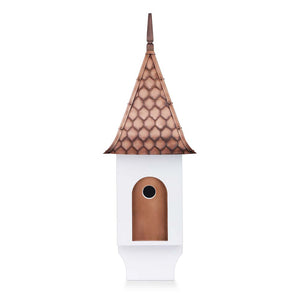 Chateau Bird House - Diamond Pattern Copper Roof