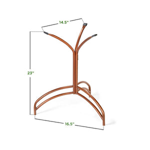 23" Folding Stand in Copper Finish for Basins