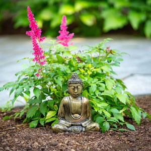 8" Meditating Buddha Statue