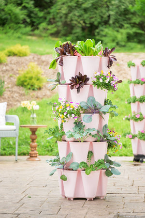 5 Tier GreenStalk Original Vertical Planter | Cherry Blossom (Basic Texture)