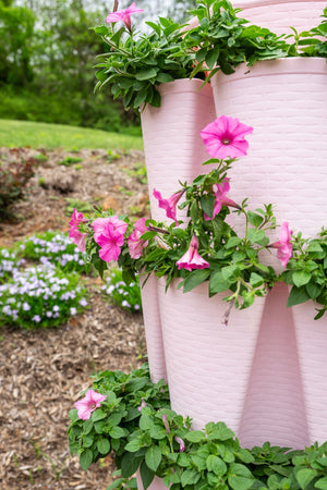 5 Tier GreenStalk Original Vertical Planter | Cherry Blossom (Basket Weave Texture)