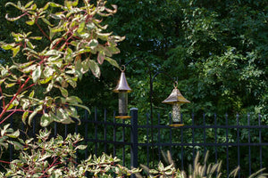 Pagoda Style Pure Copper Bird Feeder